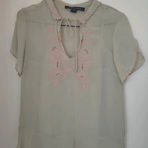 Women blouse with beautiful embroidered details